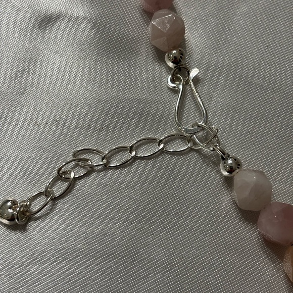 Jay King Mine Finds Aquamarine and Morganite Sterling Necklace 18 inchTurquoise - Picture 4 of 5